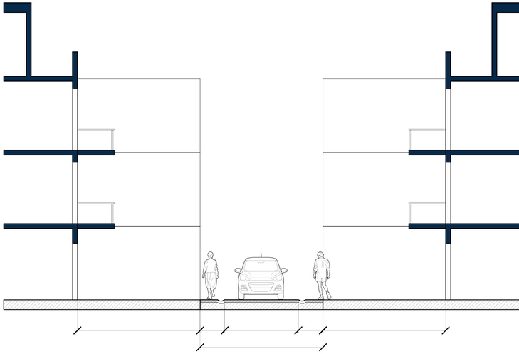 Sección Vial 5m